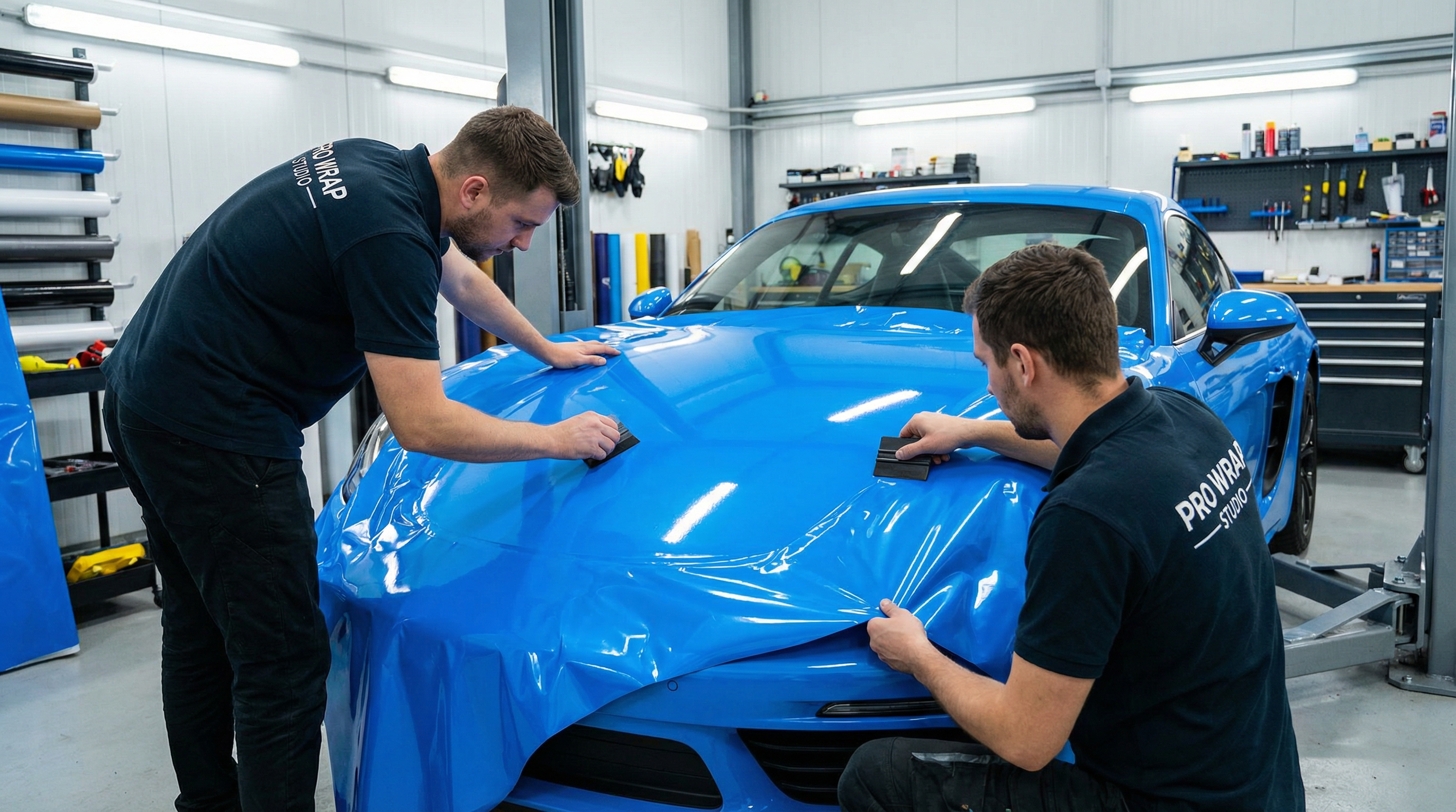 Vinyl wrap installation